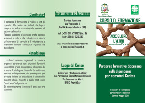 Brochure Corso Caritas 2014